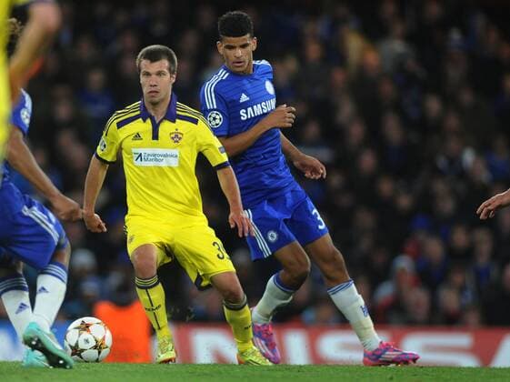 Football - 2014 2015 Champions League - Group G: Chelsea vs. Maribor Chelsea s Dominic Solanke at Stamford Bridge. COLORSPORT ANDREW COWIE