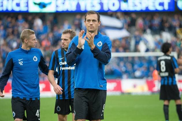 - BRUGGE, BELGIUM: Club s Tom De Sutter pictured after the Jupiler Pro League match between Club Brugge KV and KAA Gent, in Brugge, Sunday 26 October 2014, on day 12 of the Belgian soccer championship. KURTxDESPLENTER 04490416