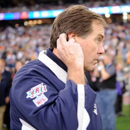 Feb. 3, 2008 - New England Patriots head coach Bill Belichick walks on the field prior to Super Bowl XLII at University of Phoenix Stadium in Glendale, Arizona, on Sunday, February 3, 2008, where the New England Patriots are trying to be the second undefeated team in NFL American Football Herren USA history. (Karl Mondon MCT) News Archive - Feb. 3, 2008 - ZUMAm67_