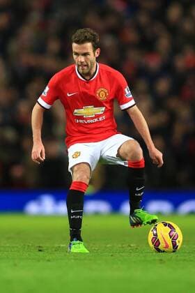 Juan Mata of Manchester United ManU - Manchester United vs. Stoke City - Barclay s Premier League - Old Trafford - Manchester - 02 12 2014 Pic Philip Oldham Sportimage EDITORIAL USE ONLY. No use with unauthorised audio, video, data, fixture lists, club league logos or live services. Online in-match use limited to 120 images, no video emulation. No use in betting, games or single club league player publications.