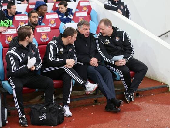 West Ham s Sam Allardyce looks on Barclays Premier League- West Ham United vs Swansea City - Upton Park - England - 7th December 2014 - Picture David Klein Sportimage EDITORIAL USE ONLY. No use with unauthorised audio, video, data, fixture lists, club league logos or live services. Online in-match use limited to 120 images, no video emulation. No use in betting, games or single club league player publications.