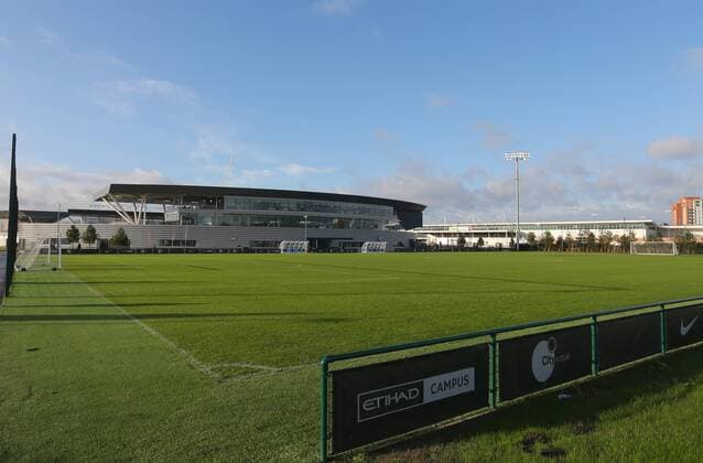 Aktuell Fußball, England, Premier League, Manchester City eröffnet Fußball-Akademie A general view of the new club facilities, during the opening of the new Manchester City Etihad Campus. - Launch of the the City Football Academy - Etihad Campus - Manchester - England - 8th December 2014 - Picture David Thompson-Sportimage EDITORIAL USE ONLY. No use with unauthorised audio, video, data, fixture lists, club league logos or live services. Online in-match use limited to 120 images, no video emulation. No use in betting, games or single club league player publications.