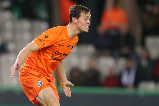 - BRUGGE, BELGIUM: Club s Tom De Sutter reacts during the Jupiler Pro League match between Cercle Brugge and Club Brugge, in Brugge, Sunday 25 January 2015, on day 23 of the Belgian soccer championship. BRUNOxFAHY x04556112x
