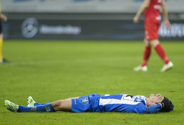 - GENT, BELGIUM: Gent s Brecht Dejaegere looks dejected during the Jupiler Pro League match between KAA Gent and KV Oostende, in Gent, Sunday 25 January 2015, on day 23 of the Belgian soccer championship. LAURIExDIEFFEMBACQ x04556316x
