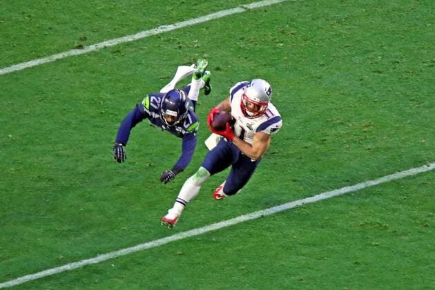 WR Julian Edelman (Patriots) - Super Bowl XLIX, Seattle Seahawks vs. New England Patriots, University of Phoenix Stadium, Phoenix