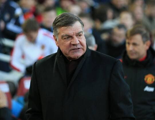 West Ham s Sam Allardyce looks on Barclays Premier League- West Ham United vs Manchester United ManU - Upton Park - England - 8th February 2015 - Picture David Klein Sportimage EDITORIAL USE ONLY. No use with unauthorised audio, video, data, fixture lists, club league logos or live services. Online in-match use limited to 120 images, no video emulation. No use in betting, games or single club league player publications.