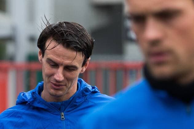 - BRUGGE, BELGIUM: Club s Davy De Fauw pictured ahead of a training session of Belgian first division soccer team Club Brugge KV in Brugge, Wednesday 25 February 2015. Tomorrow Club is playing Aalborg BK in the return leg of the round of 32 of the Europa League tournament. Club Brugge won first leg 1-3 in Aalborg last week. KURTxDESPLENTER x04575219x