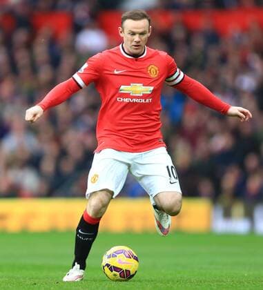 Wayne Rooney of Manchester United ManU - Manchester United (ManU) vs. AFC Sunderland - Barclay s Premier League - Old Trafford - Manchester - 28 02 2015 EDITORIAL USE ONLY. No use with unauthorised audio, video, data, fixture lists, club league logos or live services. Online in-match use limited to 120 images, no video emulation. No use in betting, games or single club league player publications.