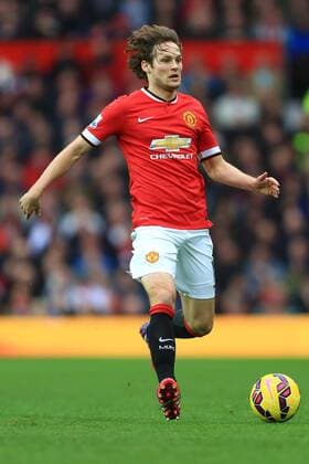 Daley Blind of Manchester United ManU - Manchester United (ManU) vs. AFC Sunderland - Barclay s Premier League - Old Trafford - Manchester - 28 02 2015 EDITORIAL USE ONLY. No use with unauthorised audio, video, data, fixture lists, club league logos or live services. Online in-match use limited to 120 images, no video emulation. No use in betting, games or single club league player publications.