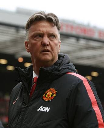 Louis Van Gaal, manager of Manchester United ManU - Manchester United vs. West Bromwich Albion - Barclay s Premier League - Old Trafford - Manchester - 02 05 2015 Pic Philip Oldham Sportimage EDITORIAL USE ONLY. No use with unauthorised audio, video, data, fixture lists, club league logos or live services. Online in-match use limited to 120 images, no video emulation. No use in betting, games or single club league player publications.