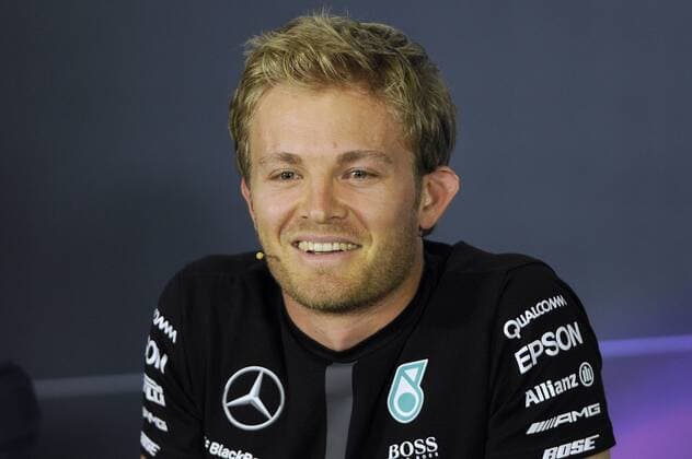 Aktuell Motorsport, Formel 1, GP Barcelona, PK Nico ROSBERG (GER) Mercedes AMG,Aktion,Einzelbild,angeschnittenes Einzelmotiv,Portraet,Portrait,Porträt,lacht,lachen,lachend,optimistisch,gutgelaunt. FIA Pressekonferenz Formel 1:GP von Spanien,Circuit de Catalunya,Saison2015,am 07.05.2015.