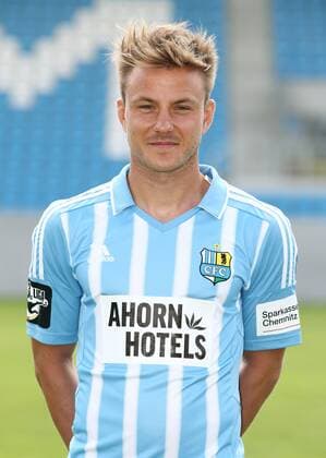 Chemnitz, 08.07.2015, Stadion an der Gellertstrasse, Fußball, 3.Liga , Chemnitzer FC, Mannschaftspräsentation für die Saison 2015 2016. , Mannschaftsfoto, Teamfoto. , Im Bild: Fabian Stenzel ,