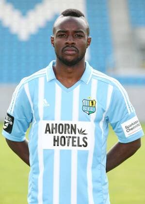 Chemnitz, 08.07.2015, Stadion an der Gellertstrasse, Fußball, 3.Liga , Chemnitzer FC, Mannschaftspräsentation für die Saison 2015 2016. , Mannschaftsfoto, Teamfoto. , Im Bild: Reagy Ofosu ,