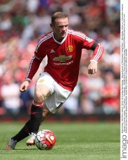 Wayne Rooney of Manchester United ManU - Manchester United vs. Tottenham Hotspurs - Barclay s Premier League - Old Trafford - Manchester - 08 08 2015 Pic Philip Oldham Sportimage EDITORIAL USE ONLY. No use with unauthorised audio, video, data, fixture lists, club league logos or live services. Online in-match use limited to 120 images, no video emulation. No use in betting, games or single club league player publications.