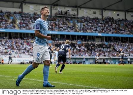 Aug. 15, 2015 - Malmö Sverige - 150815 Malmö FFs Markus Rosenberg deppar efter missad malchans - Fussball, SWE, Allsvenskan: Malmö FF - Gefle den 15 august 2015 in Malmö..Foto: News - Aug. 15, 2015 - ZUMAb138