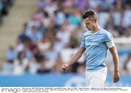 Aug. 15, 2015 - Malmö Sverige - 150815 Malmö FFs Markus Rosenberg deppar - Fussball, SWE, Allsvenskan: Malmö FF - Gefle den 15 august 2015 in Malmö..Foto: News - Aug. 15, 2015 - ZUMAb138