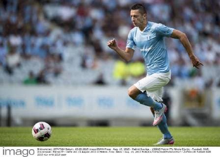 Aug. 15, 2015 - Malmö Sverige - 150815 Malmö FFs Nikola Djurjic - Fussball, SWE, Allsvenskan: Malmö FF - Gefle den 15 august 2015 in Malmö..Foto: News - Aug. 15, 2015 - ZUMAb138