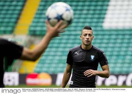 Aug. 18, 2015 - Glasgow, Scotland - Malmö FFs Nikola Djurjic - Champions League Quali, Training Malmö FF im Celtic Park - ZUMAb138