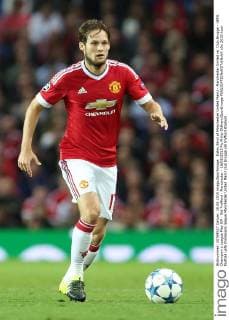 Daley Blind of Manchester United ManU - Manchester United vs. Club Brugge - UEFA Champion s League Play Off - Old Trafford - Manchester - 18 08 2015 Pic Philip Oldham SportImage EDITORIAL USE ONLY. No use with unauthorised audio, video, data, fixture lists, club league logos or live services. Online in-match use limited to 120 images, no video emulation. No use in betting, games or single club league player publications.