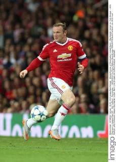 Wayne Rooney of Manchester United ManU - Manchester United vs. Club Brugge - UEFA Champion s League Play Off - Old Trafford - Manchester - 18 08 2015 Pic Philip Oldham SportImage EDITORIAL USE ONLY. No use with unauthorised audio, video, data, fixture lists, club league logos or live services. Online in-match use limited to 120 images, no video emulation. No use in betting, games or single club league player publications.