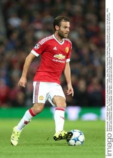Juan Mata of Manchester United ManU - Manchester United vs. Club Brugge - UEFA Champion s League Play Off - Old Trafford - Manchester - 18 08 2015 Pic Philip Oldham SportImage EDITORIAL USE ONLY. No use with unauthorised audio, video, data, fixture lists, club league logos or live services. Online in-match use limited to 120 images, no video emulation. No use in betting, games or single club league player publications.