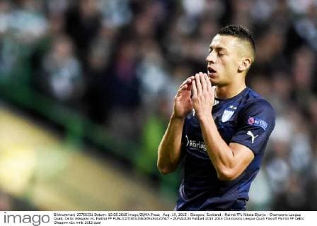 Aug. 19, 2015 - Glasgow, Scotland - Malmö FFs Nikola Djurjic - Champions League Quali, Celtic Glasgow vs. Malmö FF - ZUMAb138