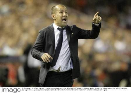 AS Monaco FC s coach Leonardo Jardim during Champions League 2015 2016 Play-Offs 1st leg match. August 19,2015. (2015081959)