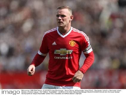 Wayne Rooney of Manchester United ManU - Manchester United vs. Newcastle United - Barclay s Premier League - Old Trafford - Manchester - 22 08 2015 Pic Philip Oldham SportImage EDITORIAL USE ONLY. No use with unauthorised audio, video, data, fixture lists, club league logos or live services. Online in-match use limited to 120 images, no video emulation. No use in betting, games or single club league player publications.