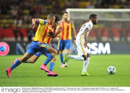 Thomas Lemar (asm) - Champions League Quali, AS Monaco vs. Valencia CF - 25 08 2015 FEP Panoramic