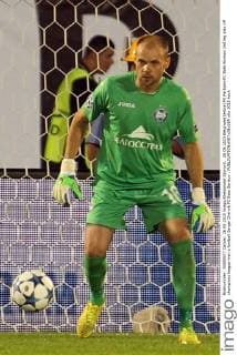26.08.2015 Belgrade(Serbia) FK Partizan-FC Bate Borisov 2nd leg play off champions league men s football Sergei Chernik FC Bate Borisov :