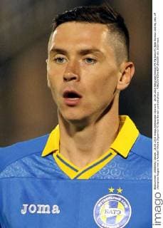 26.08.2015 Belgrade(Serbia) FK Partizan-FC Bate Borisov 2nd leg play off champions league men s football Nikolai Signevich FC Bate Borisov portrait photo :