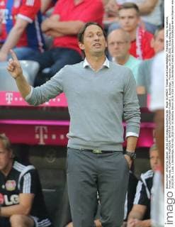 Roger SCHMIDT, Trainer LeverkusenHalbfigur, Freisteller , Aktion, Einzelbild, Portrait, Porträt, FC BAYERN MUENCHEN - BAYER 04 LEVERKUSEN Fussball 1. Bundesliga , Muenchen, am 29.08.2015, 03.Spieltag, Saison 2015 2016, 1.Liga, 1.Bundesliga, FCB