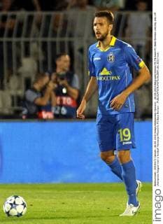 26.08.2015 Belgrade(Serbia) FK Partizan-FC Bate Borisov 2nd leg play off champions league men s football Nemanja Milunovic FC Bate Borisov :