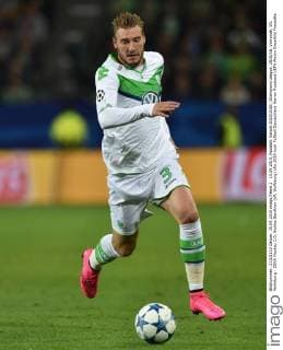 15.09.2015, Fussball, Saison 2015 2016, Champions League, 2015 16, Vorrunde, VfL Wolfsburg - ZSKA Moskau 1:0, Nicklas Bendtner (VfL Wolfsburg)