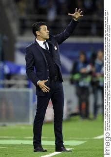 - GENT, BELGIUM: Lyon s head coach Hubert Fournier pictured during the first game in the group stage of the Uefa Champions League competition, in group H, between Belgian first league soccer team KAA Gent and Olympique Lyon, in Gent, Wednesday 16 September 2015. YORICKxJANSENS x04701504x