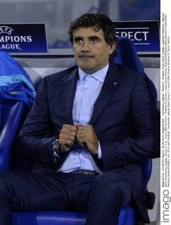 Champions League - Dinamo - Arsenal 16.09.2015.,Croatia, stadium Maksimir, Zagreb - UEFA Champions League, Group F, 1 st. round GNK Dinamo - Arsenal FC.Dinamo coach Zoran Mamic MarkoxLukunic PIXSELL