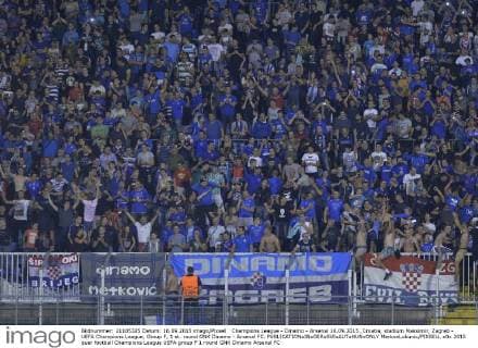 Champions League - Dinamo - Arsenal 16.09.2015.,Croatia, stadium Maksimir, Zagreb - UEFA Champions League, Group F, 1 st. round GNK Dinamo - Arsenal FC. MarkoxLukunic PIXSELL