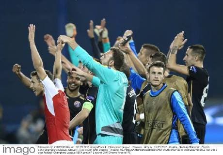 Champions League - Dinamo - Arsenal 16.09.2015.,Croatia, stadium Maksimir, Zagreb - UEFA Champions League, Group F, 1 st. roudn GNK Dinamo - Arsenal FC. SanjinxStrukic PIXSELL