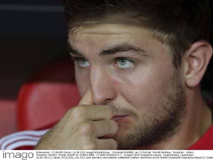 Christoph KRAMER, Lev 23 Portrait, Porträt Halbfigur, Freisteller , Aktion, Einzelbild, Portrait, Porträt, BAYER 04 LEVERKUSEN - FC BATE BORISOV 4-1 , Fussball UEFA Champions League, Gruppenphase, Leverkusen, 16.09.2015 CL Saison 2015 2016,