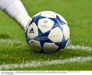 Championsleague: Bayer 04 Leverkusen - Bate Baryssau 16.09.2015. Championsleague-Ball. HM