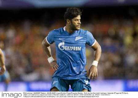 Hulk during the match between Valencia CF against FC Zenit, week 1 of Champions League 2015 16 in Mestalla stadium, Valencia, SPAIN - 2015 september 16. (Photo: Jose Breton).