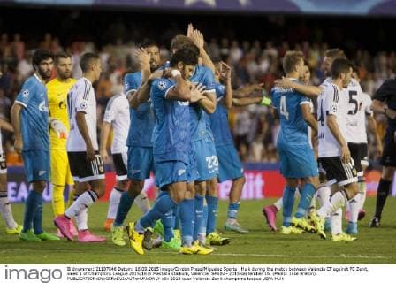 Hulk during the match between Valencia CF against FC Zenit, week 1 of Champions League 2015 16 in Mestalla stadium, Valencia, SPAIN - 2015 september 16. (Photo: Jose Breton).