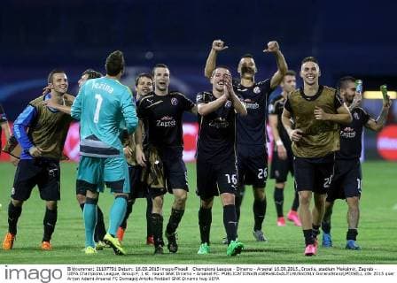 Champions League - Dinamo - Arsenal 16.09.2015.,Croatia, stadium Maksimir, Zagreb - UEFA Champions League, Group F, 1 st. round GNK Dinamo - Arsenal FC. GoranxStanzl PIXSELL