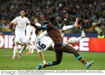 Kiew, 16.09.2015 - UEFA Champions League 2015 2016 - Dynamo Kiew vs FC Porto - Vincent Aboubakar - Copyright: RatynskyixViacheslav 423305