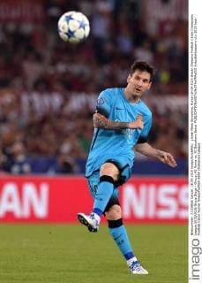 Lionel Messi Barcelona. Roma 16-09-2015 Stadio Olimpico Football Calcio Champions League 2015 2016 Group Stage - Group, AS Roma vs. FC Barcelona Barca AntoxBaldassarre