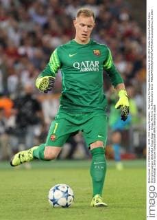 Marc-Andre Ter Stegen Barcelona Roma 16-09-2015 Stadio Olimpico Football Calcio Champions League 2015 2016 Group Stage - Group, AS Roma vs. FC Barcelona Barca lucaxpagliaricci