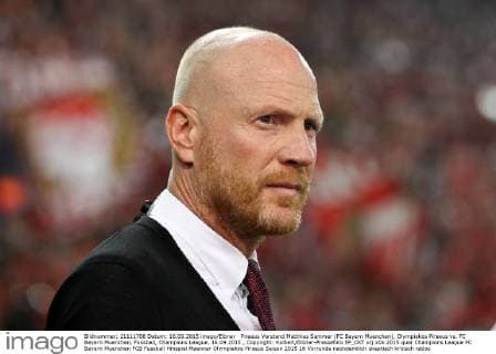 Piraeus Vorstand Matthias Sammer (FC Bayern Muenchen), Olympiakos Piraeus vs. FC Bayern Muenchen, Fussball, Champions League, 16.09.2015 , Copyright: Kolbert Eibner-Pressefoto EP_CKT