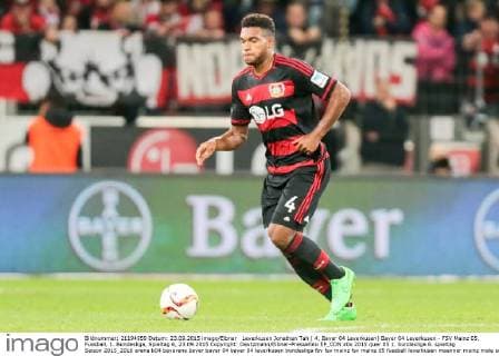 Leverkusen Jonathan Tah ( 4, Bayer 04 Leverkusen) Bayer 04 Leverkusen - FSV Mainz 05, Fussball, 1. Bundesliga, Spieltag 6, 23.09.2015 Copyright: Deutzmann Eibner-Pressefoto EP_CDN