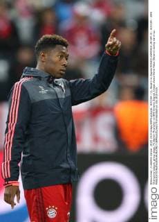 SOCCER - CL, Bayern vs Zagreb MUNICH,GERMANY,29.SEP.15 - SOCCER - UEFA Champions League, group stage, FC Bayern Muenchen vs GNK Dinamo Zagreb. Image shows David Alaba (Bayern) during warm-up. GEPAxpictures xThomasxBachun