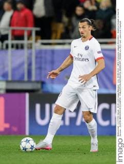 Lviv, 30.09.2015 - UEFA Champions League 2015 2016 - Shakhtar Donezk vs Paris St Germain - ZLATAN IBRAHIMOVIC SYLWETKA - 20150930PF_RO0958